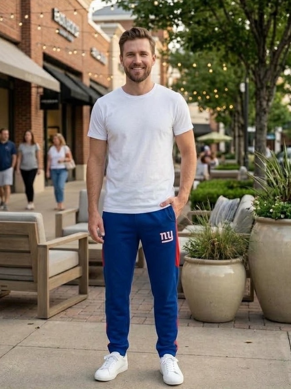 Zubaz Men’s NFL New York Giants Track Pants – Size M